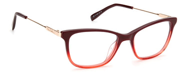 Premium Women Pierre Cardin Eyeglasses: P.C.8491 - Shaded Burgundy(2) - SpecSMART Eye Clinic (Diagonal View)